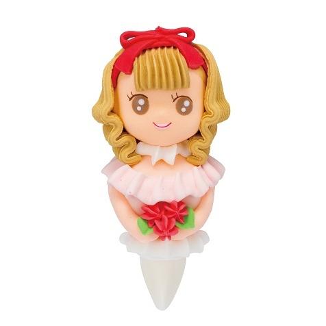 高品質 生用 ドレスドール ローズ姫2 ケーキトッピング用 材料 ２枚