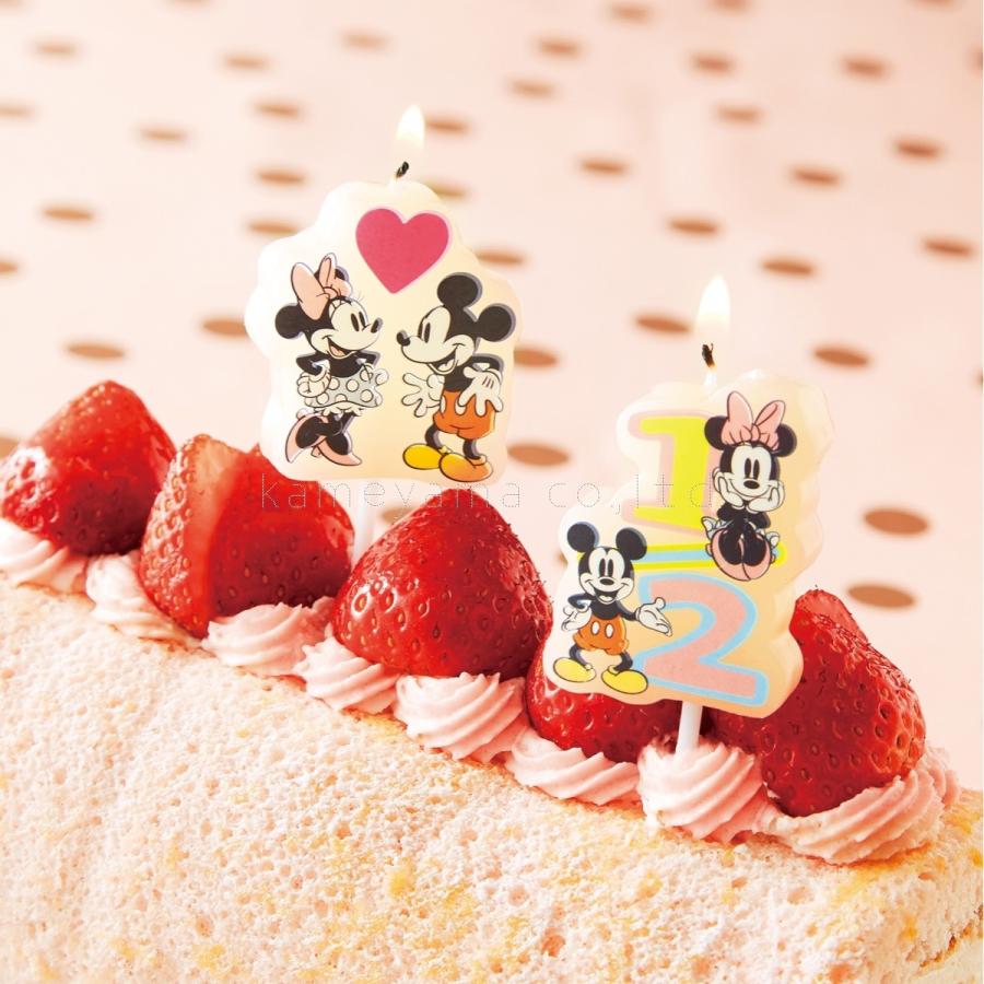 ディズニー キャラクター ナンバーキャンドル ミッキー ミニー 2 １個 カメヤマキャンドル 店頭受取可 X 誕生日ケーキのお店フェリスプラス 通販 Yahoo ショッピング