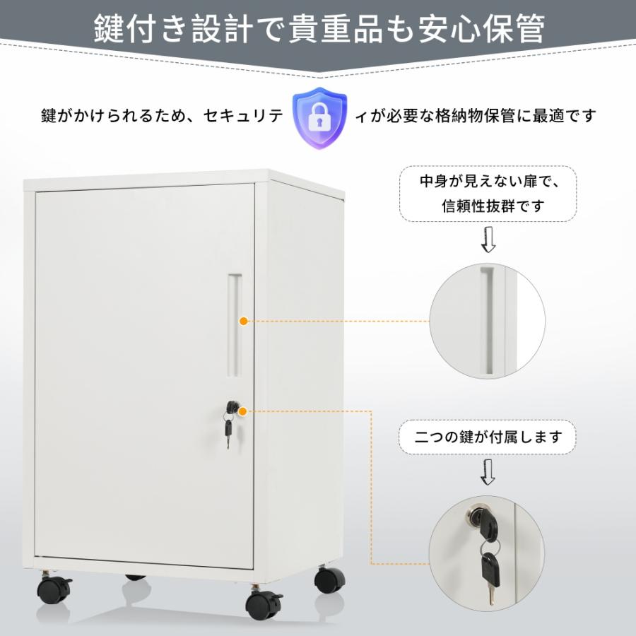 全ストア5%OFFクーポン利用】デスクワゴン サイドワゴン オフィス