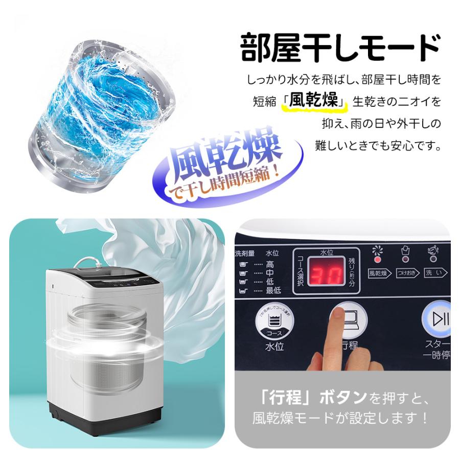 SENTERN 【全品P5倍！本日限り】洗濯機 8kg 縦型 家庭用 全自動洗濯機