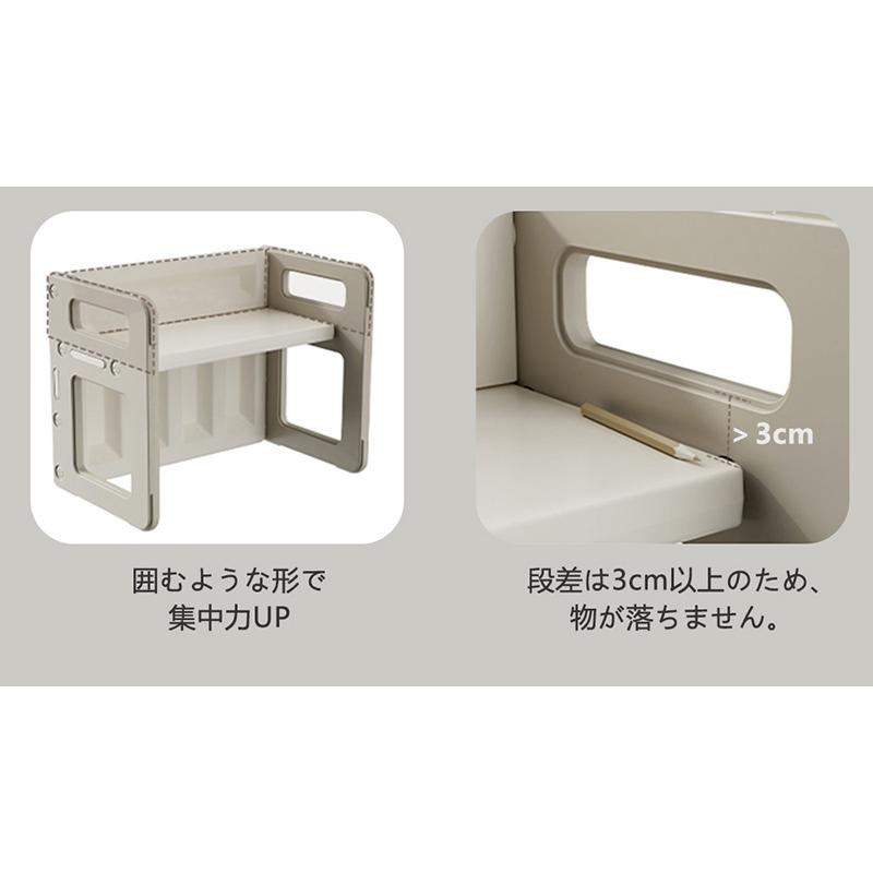 【全品5%OFFクーポン利用！】2タイプ キッズデスク チェア 3点セット 子供用テーブル 子供机 テーブルセット 学習机 本棚 学習デスク 幼児机 子供チェア_5