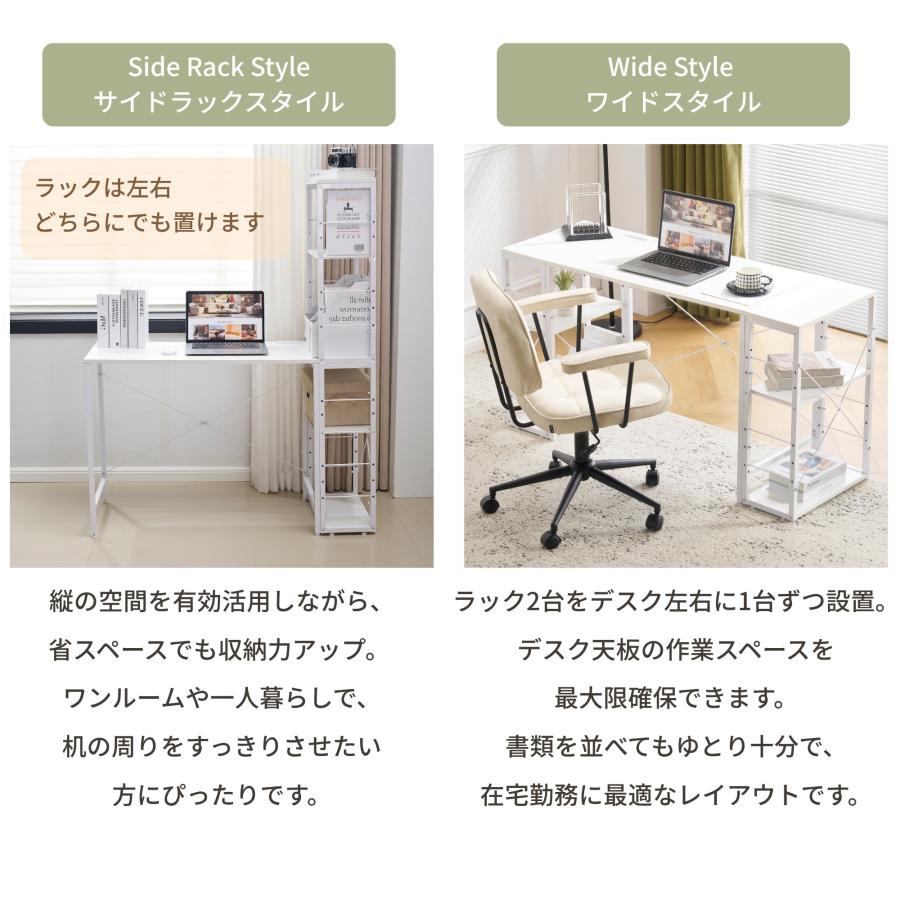 BTM 【5%OFFクーポン利用可能！】パソコンデスク 分離多用型 デスク
