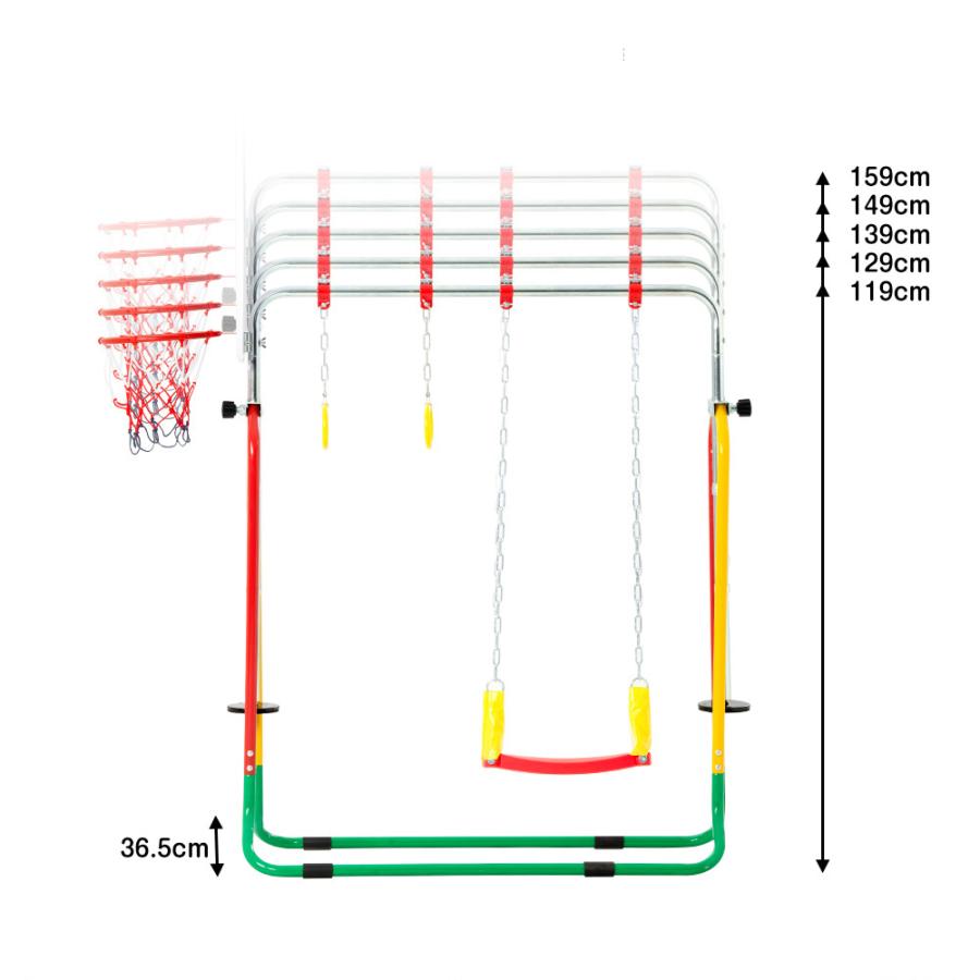 爆買WEEK+5%キャンペーン】鉄棒 室内 屋外 折りたたみ 高さ調節可能