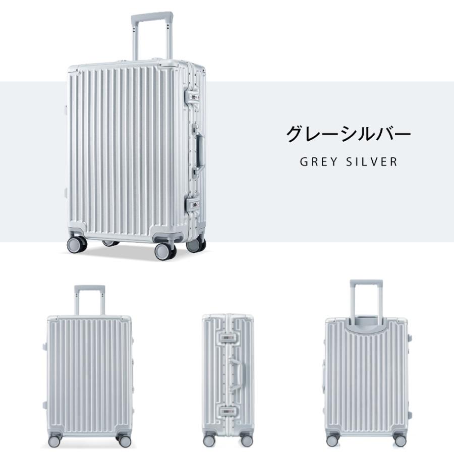 【全品5%OFFクーポン利用！】スーツケース Mサイズ キャリーケース TSAロック フレームタイプ フック式底足 防水ポケット 軽量 おしゃれ ダイヤル式 静_21