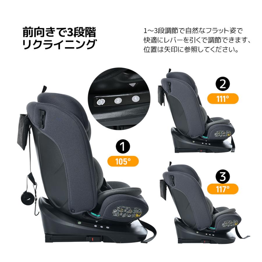 新品❤️チャイルドシート 新生児〜12歳 360°回転式 ISOFIX ベビー 楽天市場】【トップテザー】 新生児 ISOFIX 0歳〜12歳頃 360度
