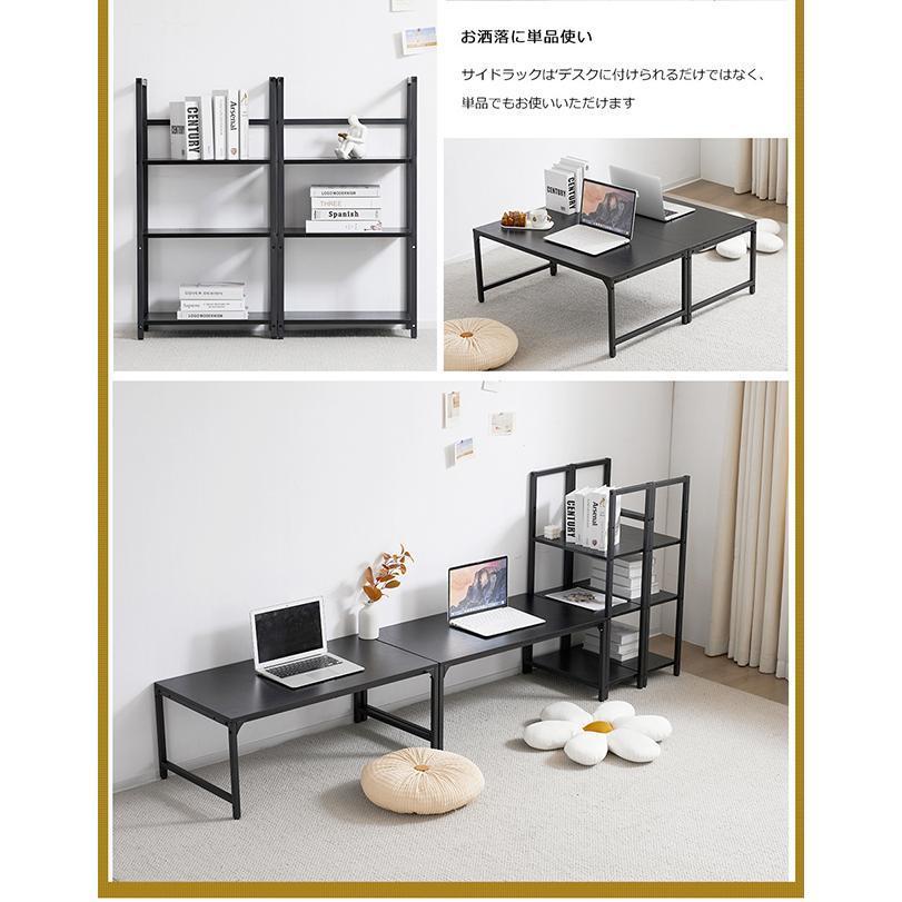 爆買☆ボナースストア+5%】パソコンデスク ロータイプ 一体分離両用 3