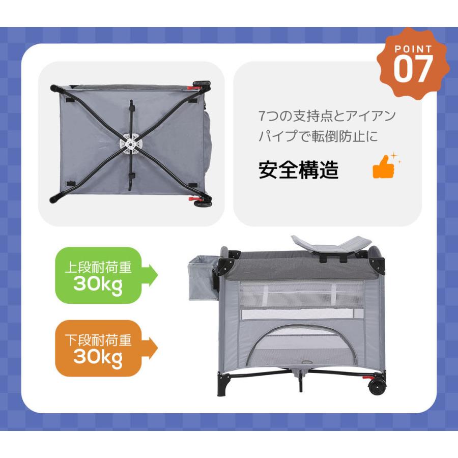 限定価格 ベビーサークル 折りたたみ 添い寝ベッド おむつ替えテーブル