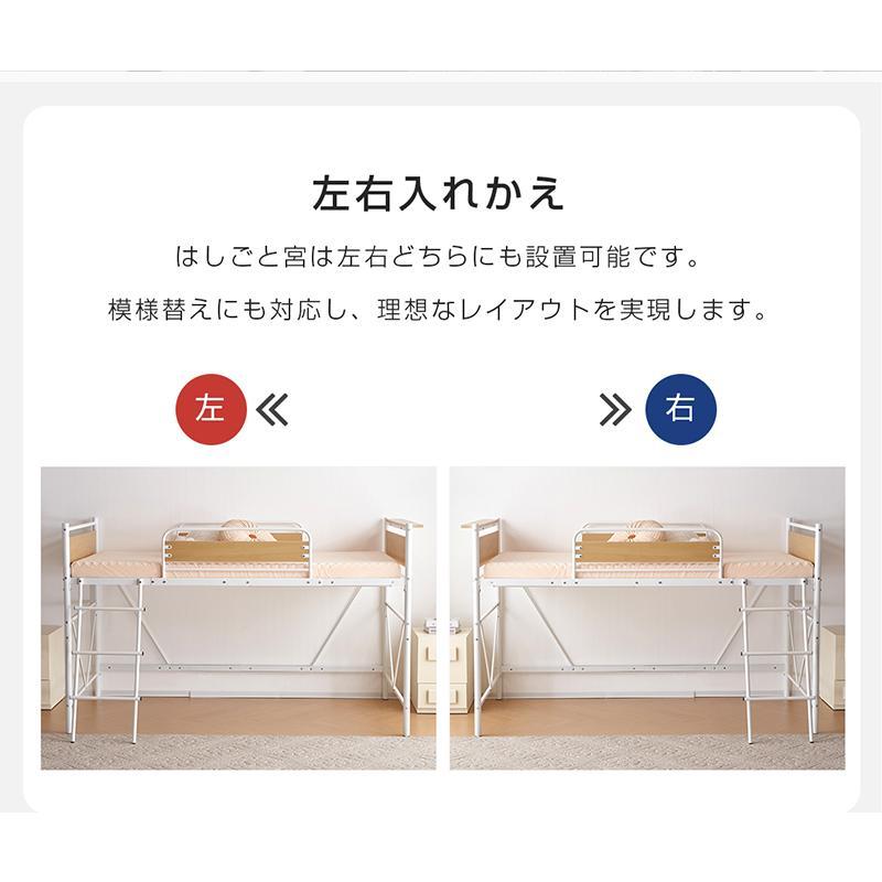 爆買WEEK☆5%OFFクーポンあり】ロフトベッド ロータイプ 耐荷重150kg