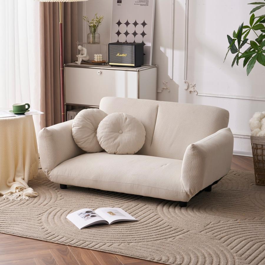 新品 フロアソファ アイボリー ローソファ コンパクト こたつ クッション座椅子 新品 フロアソファ アイボリー ローソファ コンパクト こたつ