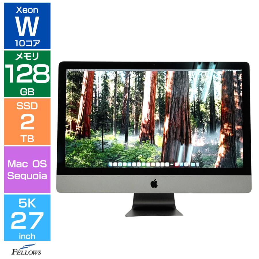 Macデスクトップ iMac Pro 2017 Xeon 10Core 128GB 2TB iMac Pro Apple 2017 中古 一体型パソコン 10コア Xeon W 128GB 2TB