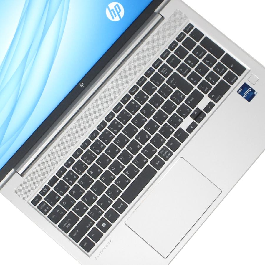 16GBメモリ ノートパソコン 中古 Sランク 美品 良品 Win11 Pro i5 第12世代 10コア HP EliteBook 650 G9 15.6インチ 256GB SSD カメラ Wi-Fi6E 顔認証 指紋の画像