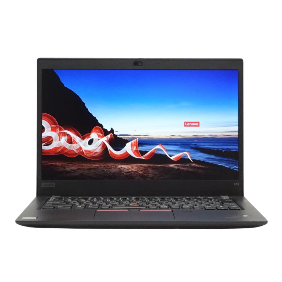ノートパソコン 中古 Aランク Win11 Pro カメラ付き Ryzen 5 PRO 4650U Lenovo ThinkPad X13 8GB 256GB 高速SSD 13.3インチ FHD 顔認証 指紋認証 Wi-Fi6 B5の画像