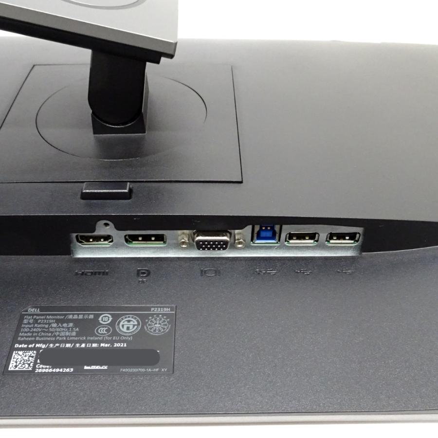 DELL（デル） PCモニター 中古 Aランク 良品 1000時間未満 Dell P2319H