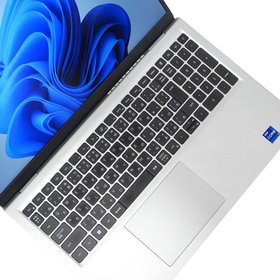 ノートパソコン 中古 Aランク 良品 Win11 Home i7 第11世代 Dell Inspiron 15 3511 15.6インチ フルHD カメラ付き 8GB 512GB SSD NVMe テンキー Wi-Fi A4 中古PCの画像