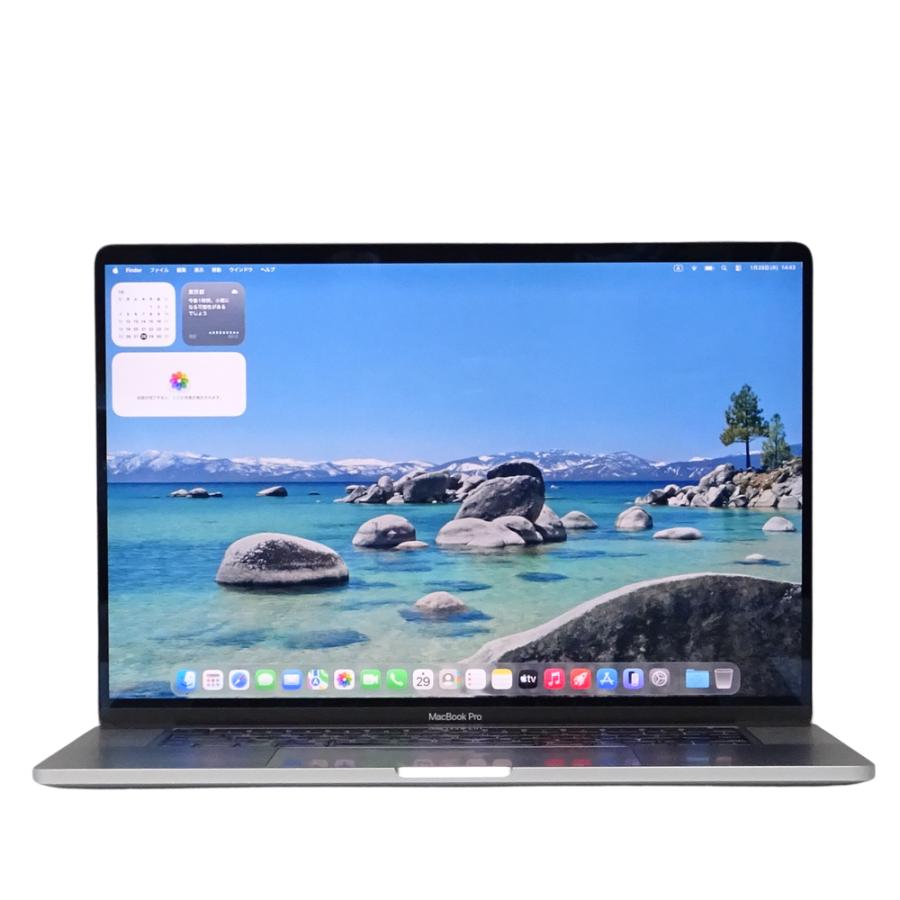 8コア Core i9 ノートパソコン 中古 Cランク 訳あり MacBook Pro 16インチ 2019 A2141 シルバー 16GBメモリ 1TB SSD タッチバー Radeon Pro 5500M USキーの画像