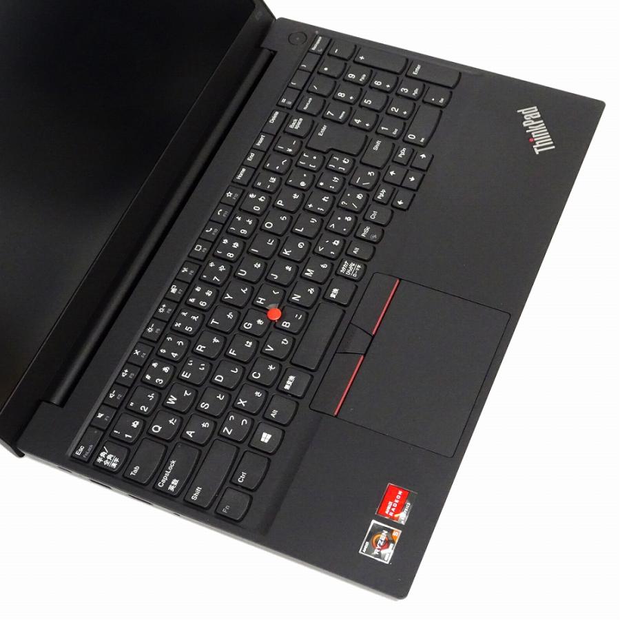 ノートパソコン 中古 Aランク 良品 Win11 Pro カメラ付き Lenovo ThinkPad E15 Gen2 Ryzen 5 4500U 8GBメモリ 256GB SSD 15.6インチ Wi-Fi6 テンキー A4の画像