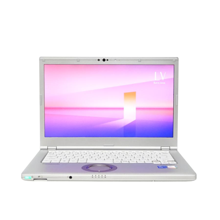 16GBメモリ ノートパソコン 中古 Bランク i5 第11世代 Win11 Pro Panasonic Let's note LV1 256GB SSD 顔認証 カメラ付き 14インチ Thunderbolt4 軽い A4の画像