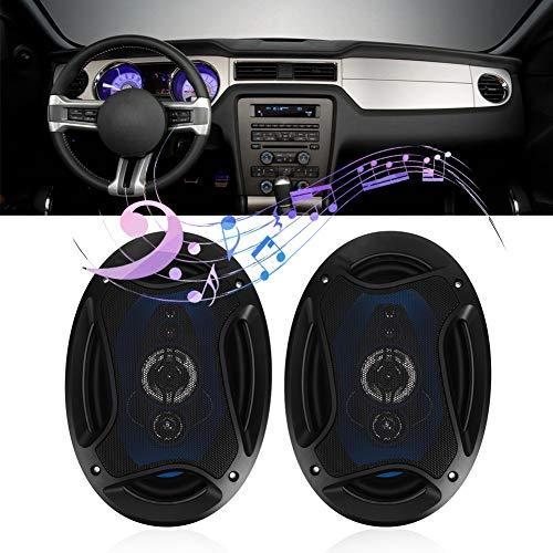 冬バーゲン 特別送料無料 車のスピーカー 6x9in 1000wペアの自動車のハイファイステレオオーディオ同軸スピーカースピーカーtp 6971ブルーブラック フォンケーブル Folliq4 Com