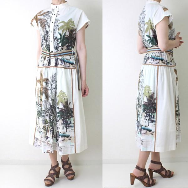 海外輸入 絵画柄フレンチ袖ワンピース 最終値下げ Www Doctor Plan Com