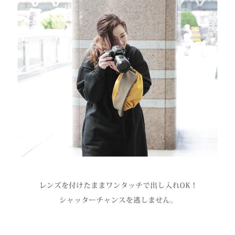 カメララップ カメラバック 一眼レフ ワンショルダー おしゃれ レンズを付けたまま一眼レフを収納 持ち運び カメラバッグ ネコポス不可 日本製 Cab Femmebelly ファムベリー 通販 Yahoo ショッピング