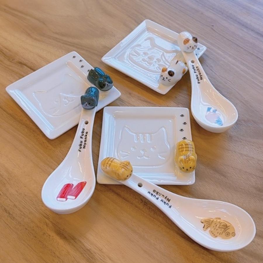 ねこ好き必見！ねこちゃん 小皿 食器 陶器 キッチン用品 ネコ cats 猫