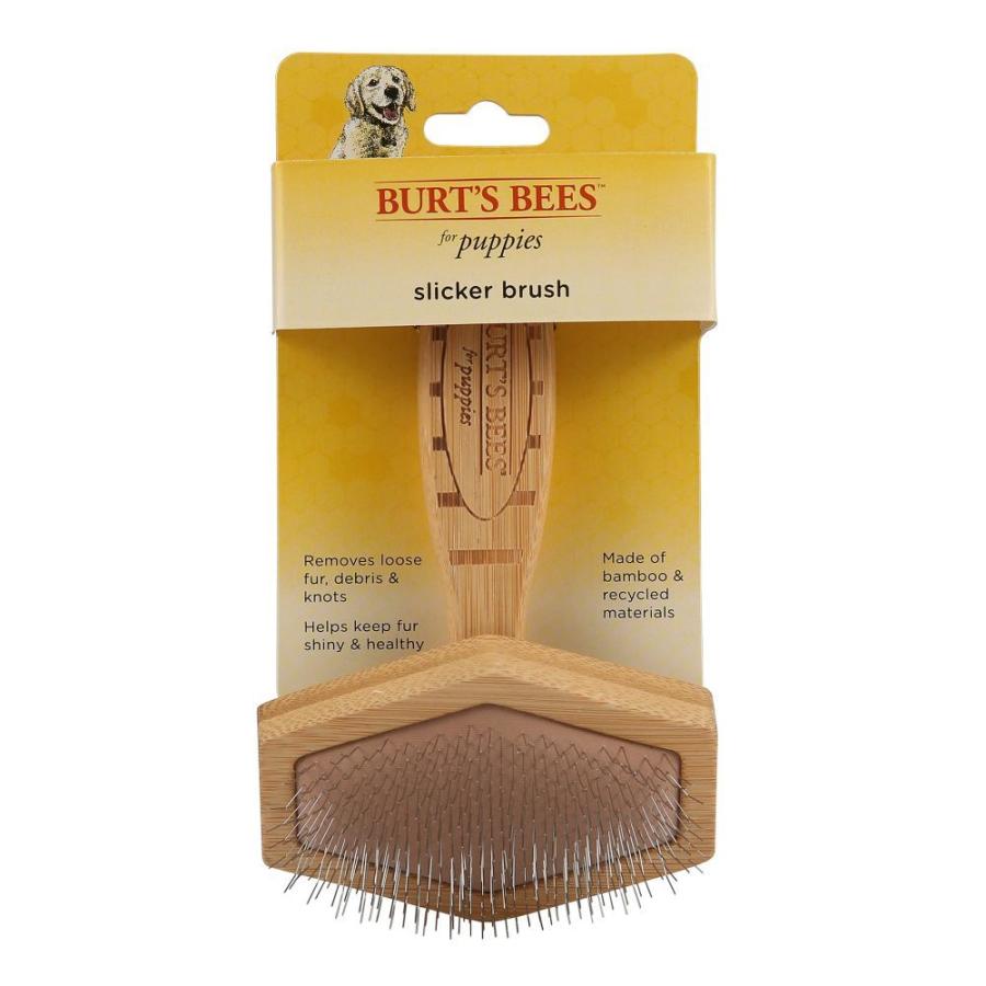 Burt S Bees バーツビーズ ペットグッズ 犬用品 Puppy Slicker Brush For Small Dogs 犬雑貨 サイズ M Operacioneswp Com