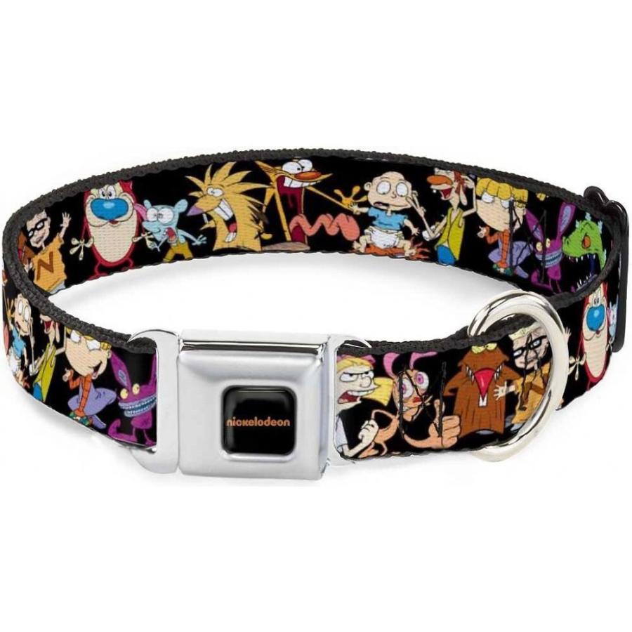 完売 Buckle Down バックルダウン ペットグッズ 犬用品 首輪 ハーネス リード 首輪 カラー Nickelodean Polyester Dog Collar 安いそれに目立つ Puddlesandsun Co Uk