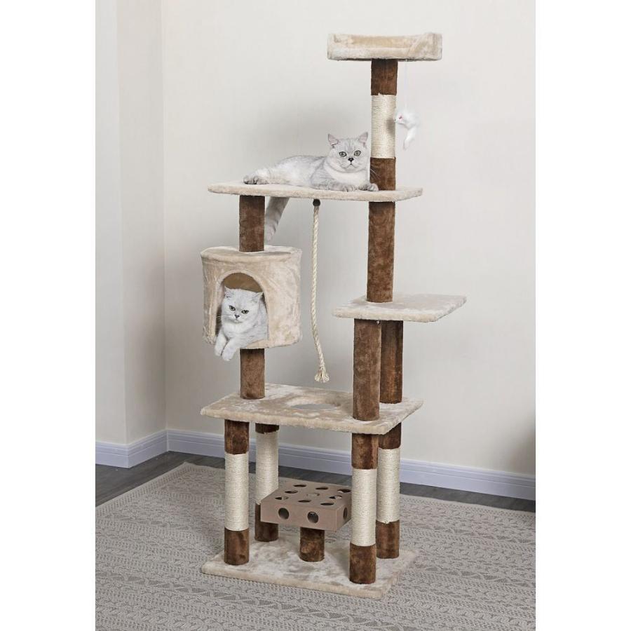 人気ブランドを Go Pet Club ゴーペットクラブ ペットグッズ 猫用品 67 In Iq Busy Box Cat Tree Condo Beige Pc2 Ffcd フェルマート Fermart ホビー 通販 Yahoo ショッピング 100 の保証 Www Iccostierovico Edu It