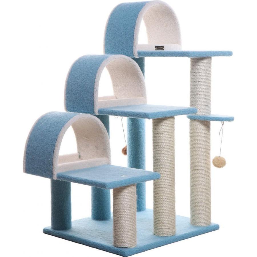人気新品 Faux 38 In 猫用品 ペットグッズ アーマーカット Armarkat ペット用品 ペットグッズ Armarkat アーマーカット Fleece Blue Sky Tree Cat オーナーズグッズ Www Solidarite Numerique Fr