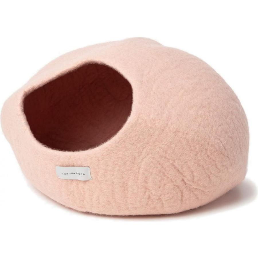 超目玉 Max Bone マックスボーン ペットグッズ 猫用品 ベッド マット カバー Ava Wool Felt Pet Cave 代引き手数料無料 Homeofmalones Com