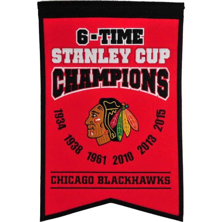 シカゴブラックホークス Chicago Blackhawks グッズ 6 Time Stanley Cup Champions Banner Td Ffde3242 フェルマート Fermart ホビー 通販 Yahoo ショッピング