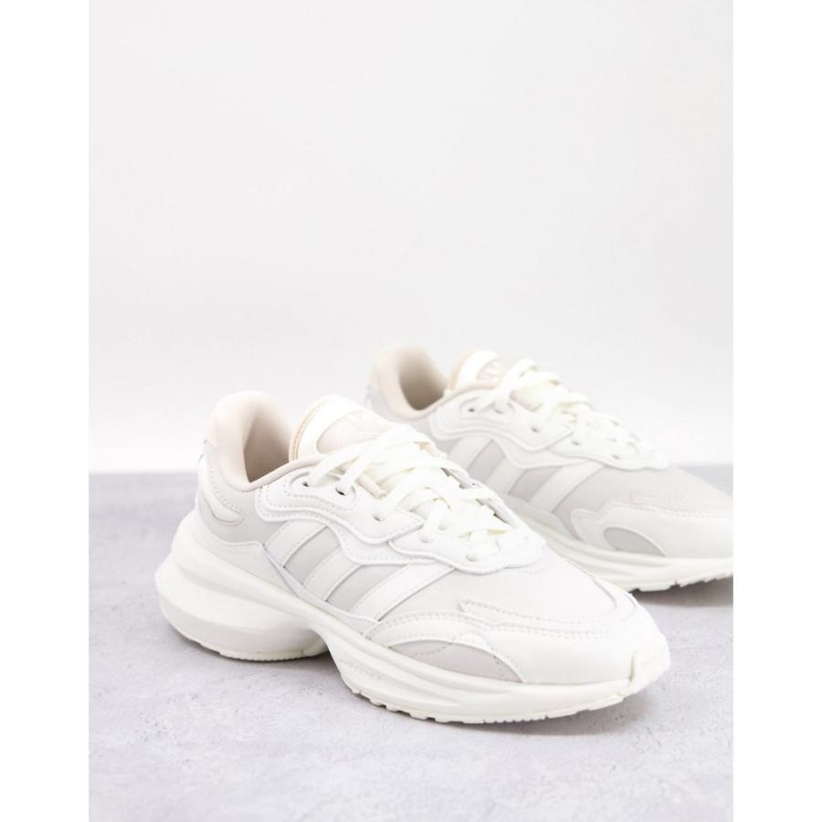 割引モール アディダス Adidas Originals レディース スニーカー シューズ 靴 Zentic Trainers In Off White With Blush Tab ホワイト 期間限定特価 Shirleyryan Ca