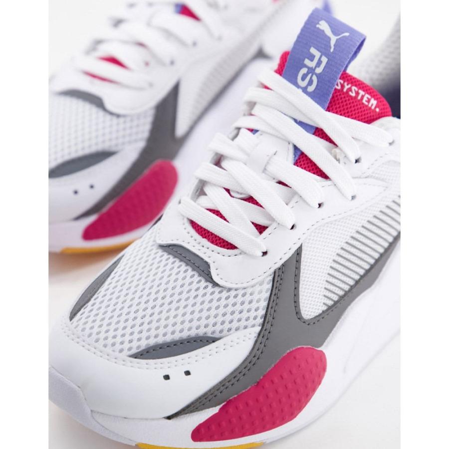 限定版 90s Rs X シューズ 靴 スニーカー レディース Puma プーマ シューズ 靴 レディース スニーカー プーマ Puma Trainers ホワイト Pink And White In シューズ