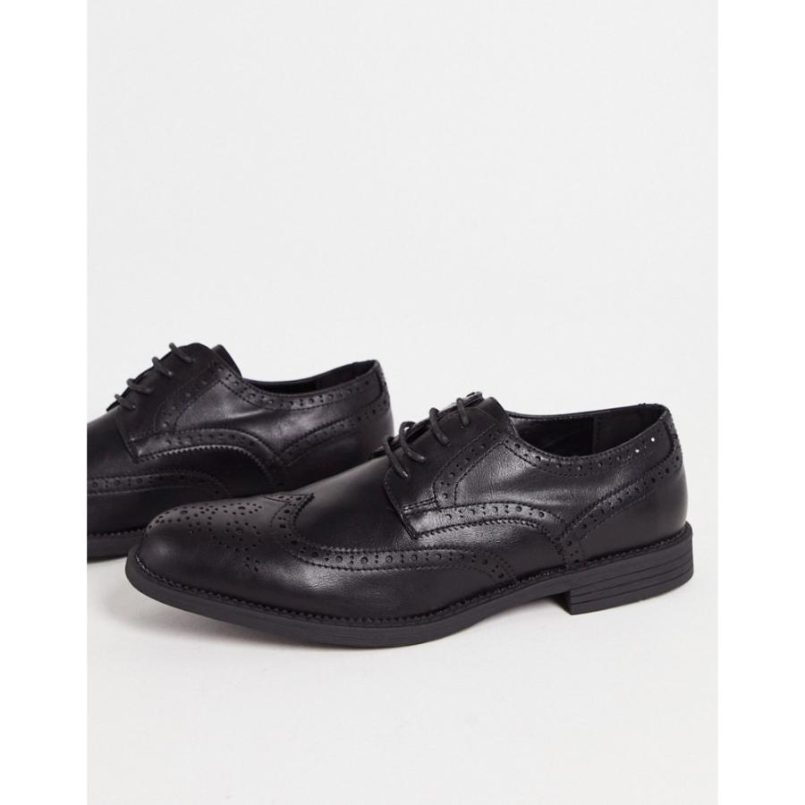 かわいい Up Lace Formal シューズ 靴 レースアップ ブローグ 革靴 ビジネスシューズ メンズ Collection Truffle トリュフコレクション Brogues ブラック Black In オックスフォードシューズ サイズ Uk8 Www Dron Ma