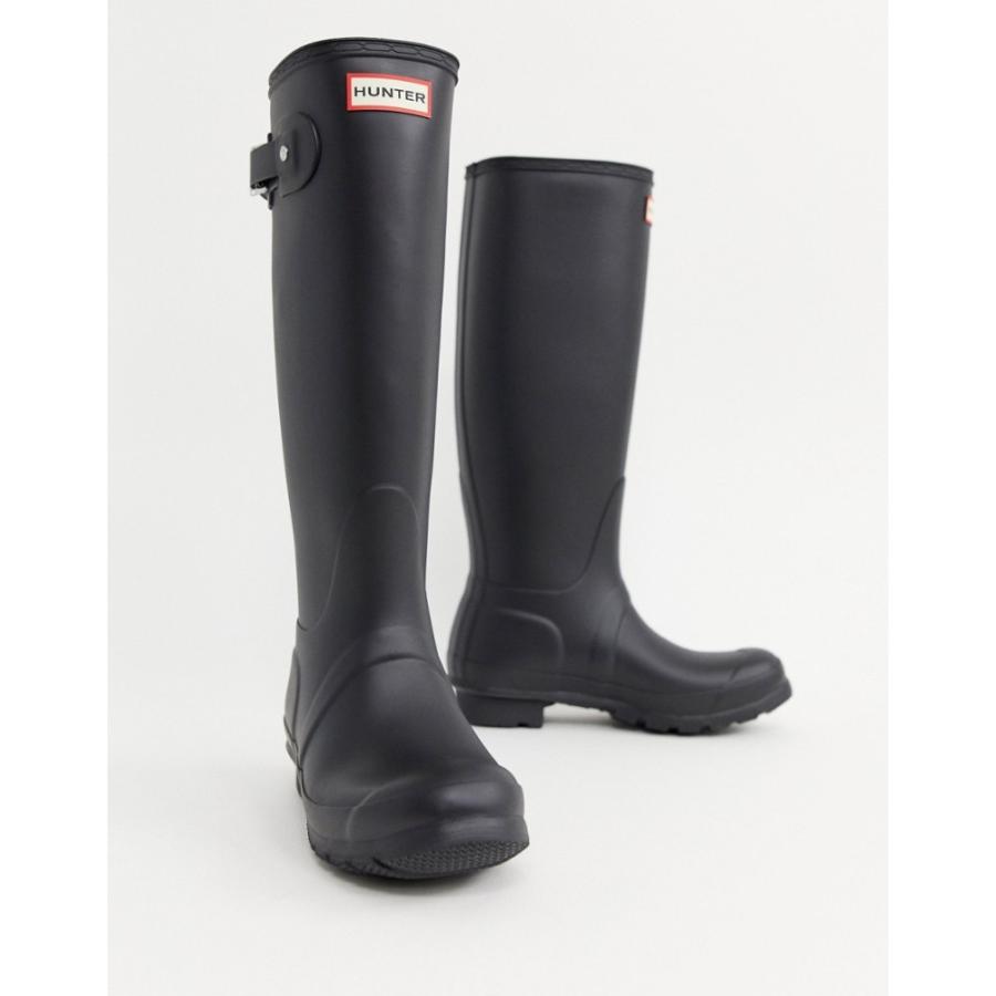 ハンター Hunter レディース レインシューズ 長靴 ウェリントンブーツ シューズ 靴 Original Tall Vegan Wellington Boots In Black ブラック Ap フェルマート Fermart シューズ 通販 Yahoo ショッピング