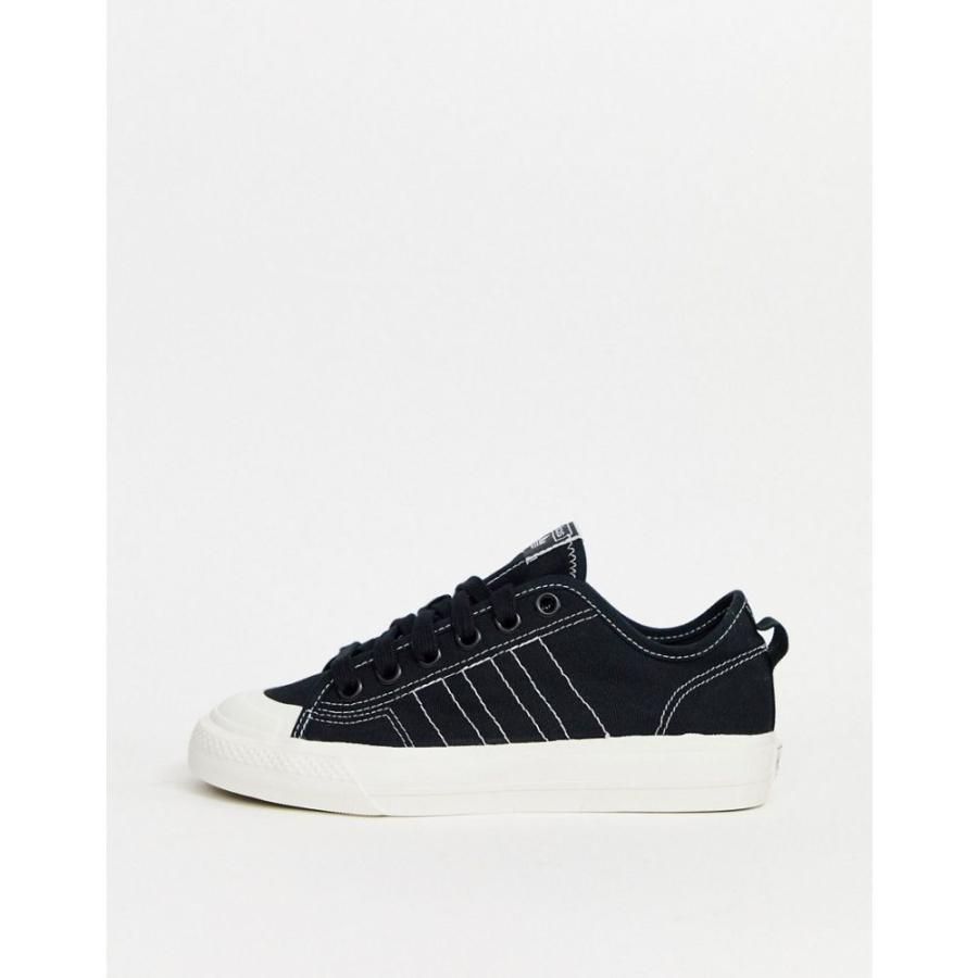 買蔵交換 アディダス Adidas Originals レディース スニーカー シューズ 靴 Nizza Trainers In Black ブラック アウトレット売れ筋 Shirleyryan Ca