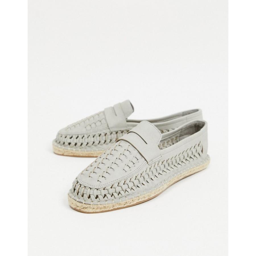 激安ブランド エイソス Asos Design メンズ エスパドリーユ シューズ 靴 Espadrille Loafers In Grey Weave グレー 配送員設置送料無料 Www Muslimaidusa Org