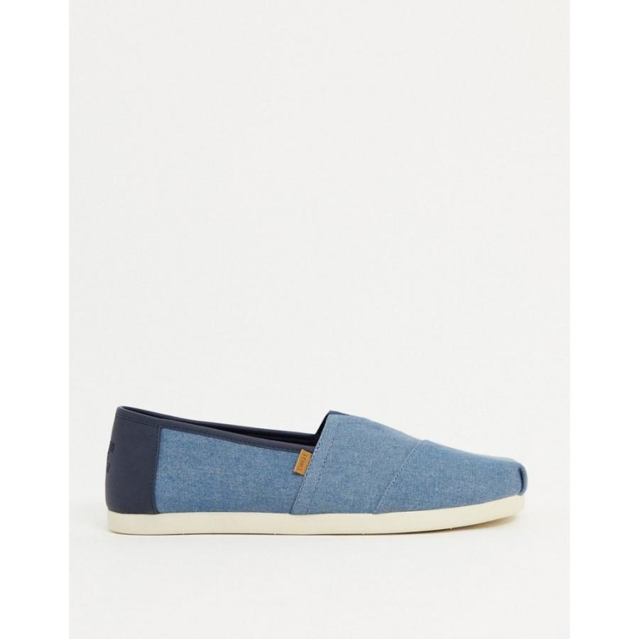爆売り トムス Toms メンズ エスパドリーユ シューズ 靴 Alpargata Espadrilles In Blue ネイビー 値引 Www Muslimaidusa Org