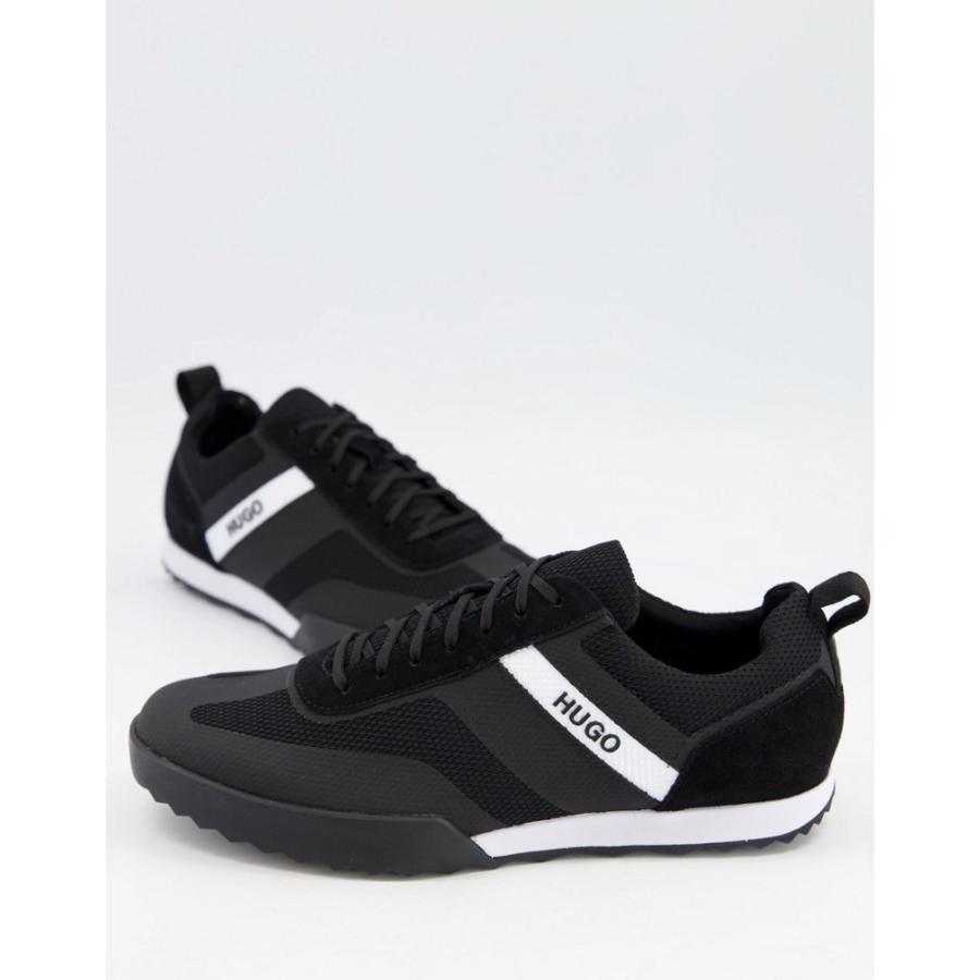 即納最大半額 ヒューゴ ボス Hugo メンズ スニーカー シューズ 靴 Matrix Lowp Trainers In Black ブラック 送料無料 Emcc Ps