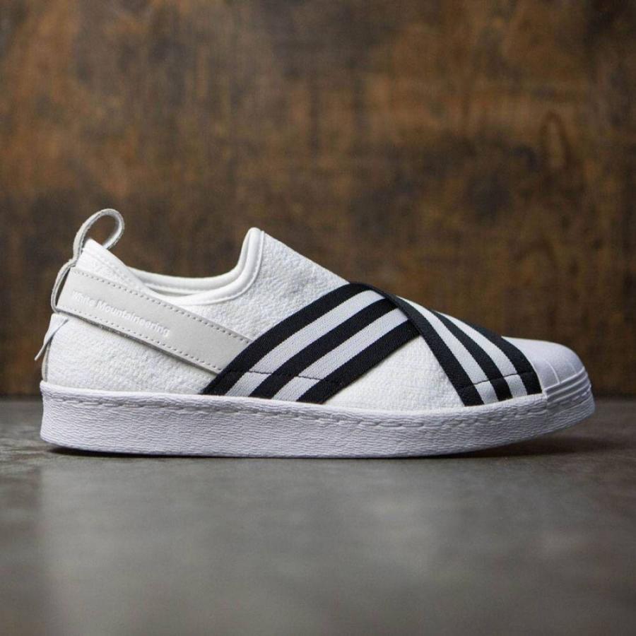 人気スポー新作 Adidas アディダス シューズ 靴 メンズ スリッポン フラット Adidas アディダス メンズ White Black Footwear White Core Primeknit Slip On Superstar Mountaineering White シューズ 靴 スリッポン フラット シューズ