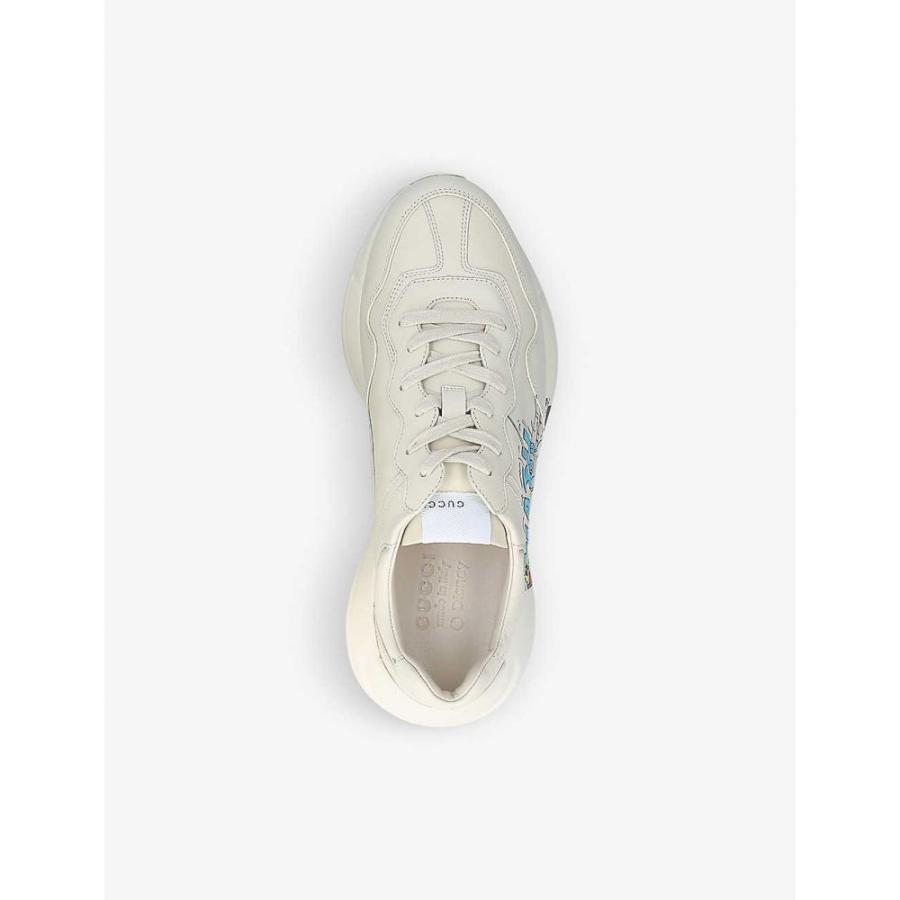 海外 正規品 Gucci グッチ White Trainers Leather Rhyton Duck Donald Disney X Gucci シューズ 靴 スニーカー メンズ Gucci グッチ シューズ 靴 メンズ スニーカー シューズ Affaires Sociales Gouv Cg