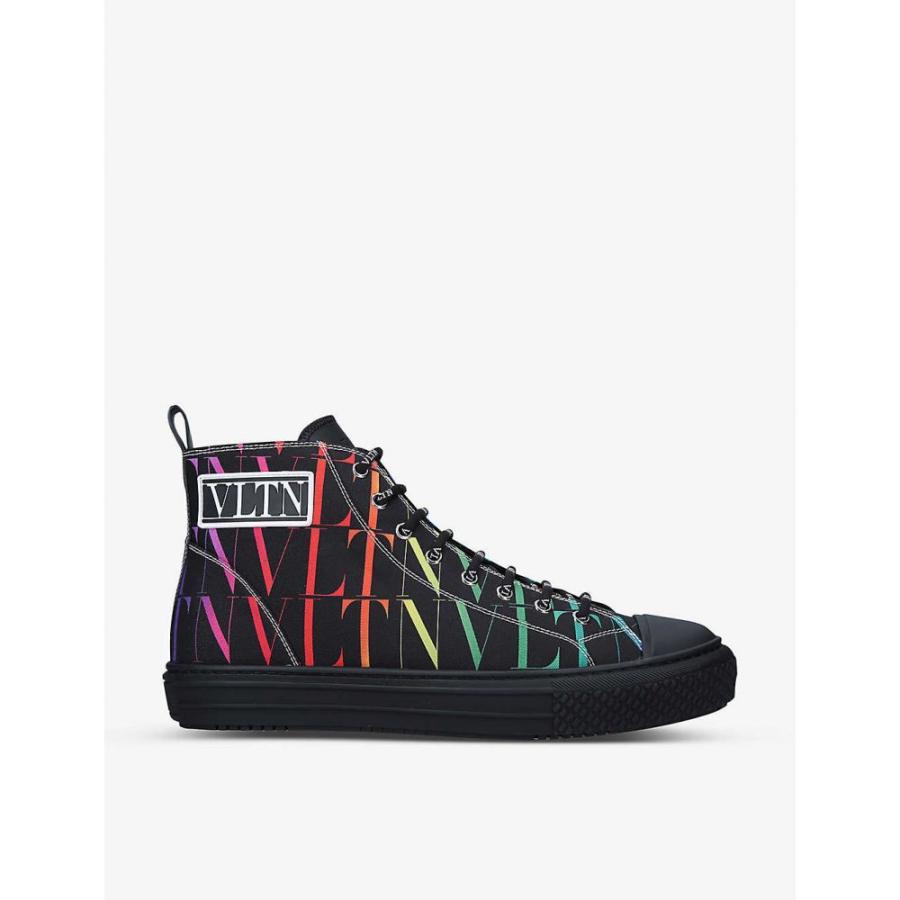 楽天ランキング1位 ヴァレンティノ Valentino Garavani メンズ スニーカー ハイカット シューズ 靴 Giggies Canvas High Top Trainers Black 最新人気 Teslaimagem Com Br