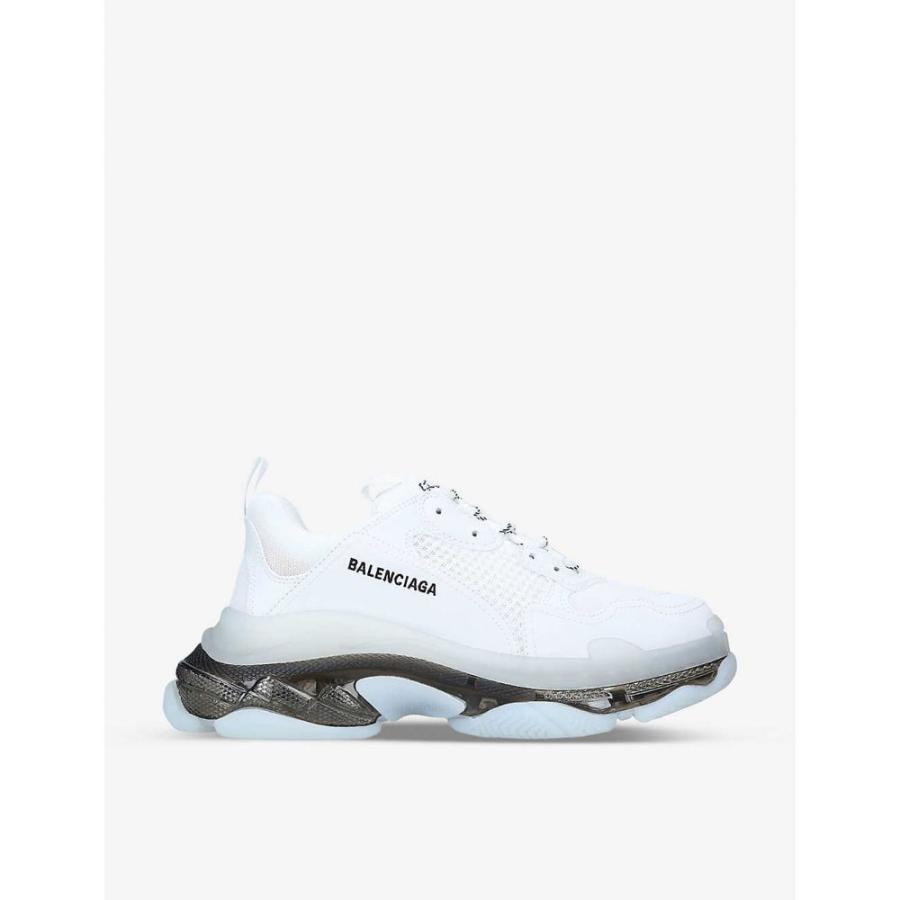 バレンシアガ Balenciaga メンズ スニーカー シューズ 靴 Triple S Clear Sole Faux Leather And Mesh Trainers White Blk Ap5 29 フェルマート Fermart シューズ 通販 Yahoo ショッピング