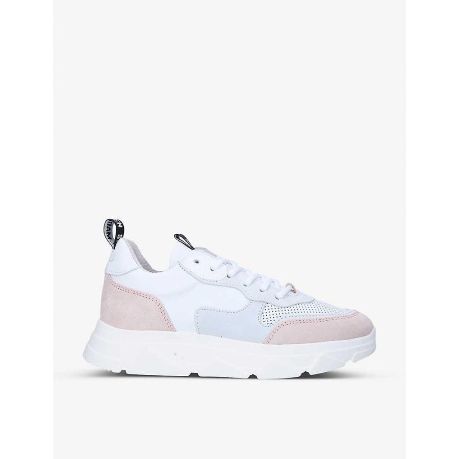 通販 マデン スティーブ Madden Steve スニーカー White Oth Trainers Platform Suede And Leather Perforated Pitty シューズ 靴 スニーカー メンズ Madden Steve マデン スティーブ メンズ シューズ