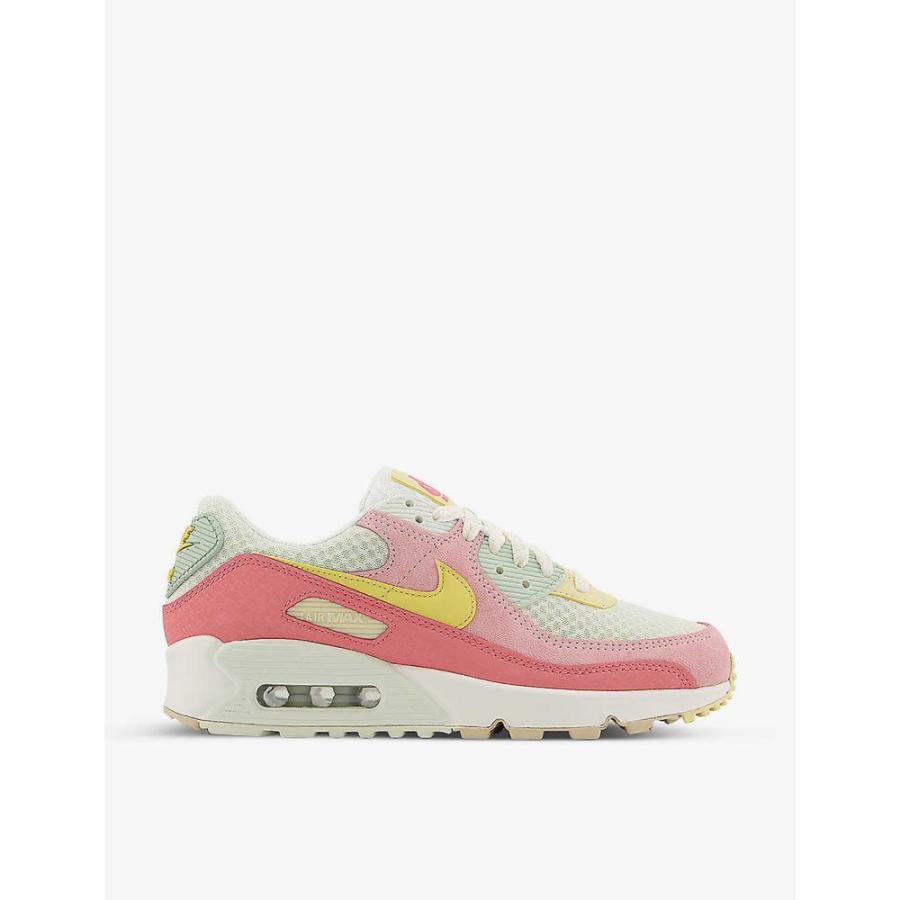 全品送料0円 90 エアマックス ローカット スニーカー レディース Nike ナイキ シューズ 靴 レディース スニーカー ナイキ Nike シューズ 靴 Pink Gold Glass Sea Trainers Low Top Mesh And Suede 90 Max Air シューズ Pharmacon Uz