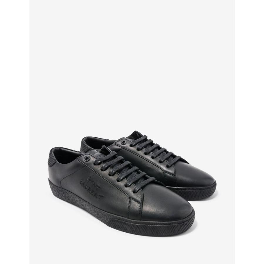 イヴ サンローラン Saint Laurent メンズ スニーカー シューズ 靴 Court Classic Sl 06 Black Python Trim Trainers Black Cb2 Ffdda フェルマート Fermart シューズ 通販 Yahoo ショッピング