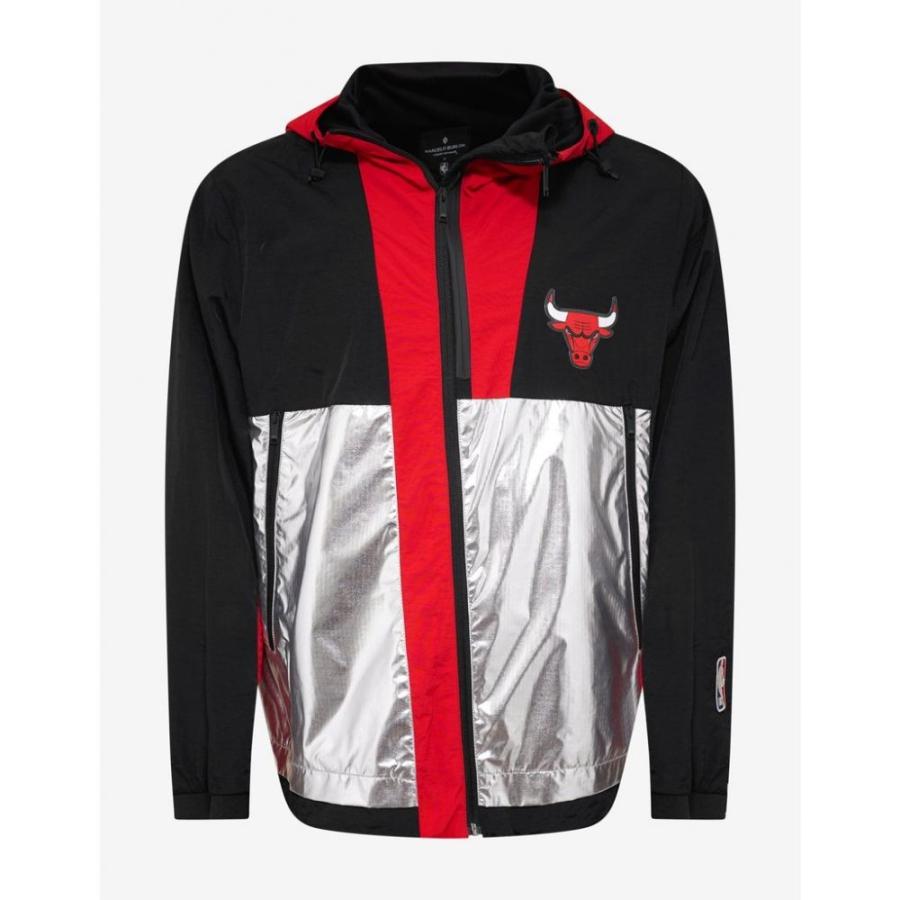 55 以上節約 マルセロバーロン Marcelo Burlon メンズ ジャケット アウター Chicago Bulls Panelled Windbreaker Black 人気no 1 本体 Teslaimagem Com Br