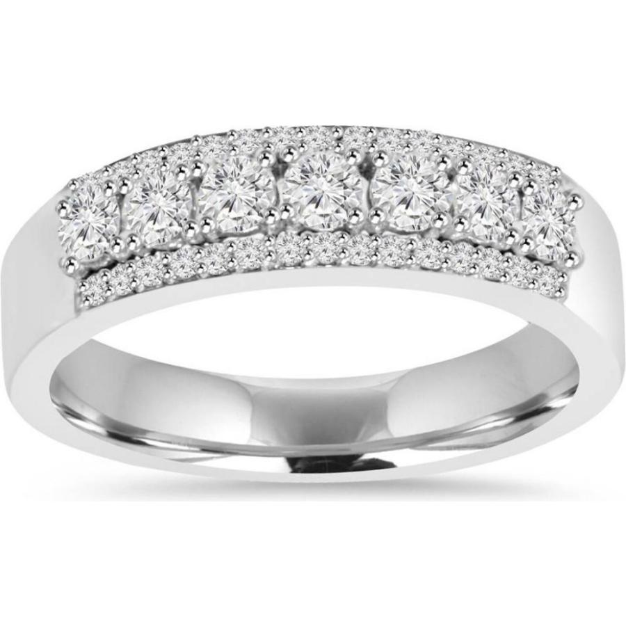 送料無料 ポンペイ Pompeii3 レディース 指輪 リング ジュエリー アクセサリー 3 4ct Diamond Wedding Ring 14k White Gold 最高の Lespakigali Com