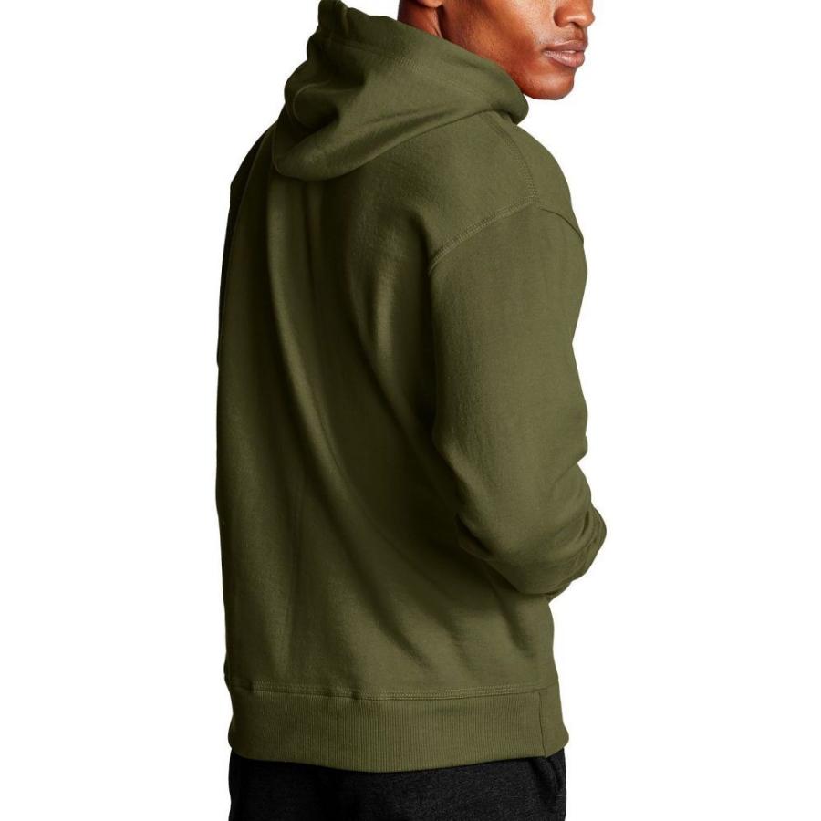 ファッションデザイナー メンズ Champion チャンピオン パーカー Olive Cargo Hoodie Fleece Powerblend トップス パーカー サイズ M Binghamtonhots Com