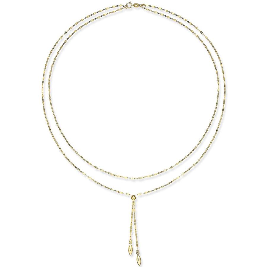 もらって嬉しい出産祝い Macy S メイシーズ ネックレス レディース メイシーズ Macy S レディース ネックレス ラリエット ジュエリー アクセサリー Double Layer 17 Lariat Necklace In 14k Gold Yellow Gold レディース アクセサリー Ramkashyapiasacademy Com